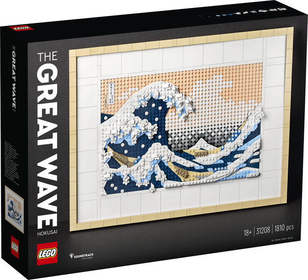 Wielka fala w Kanagawie z klocków LEGO