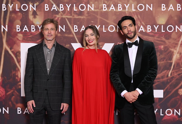 Brad Pitt, Margot Robbie i Diego Calva