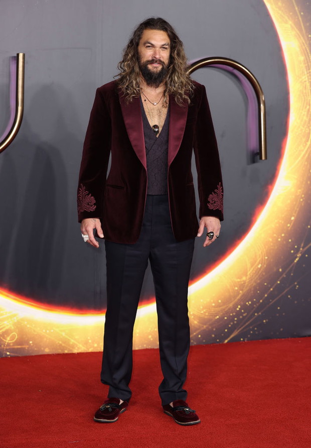 Jason Momoa na premierze filmu Diuna w Londynie