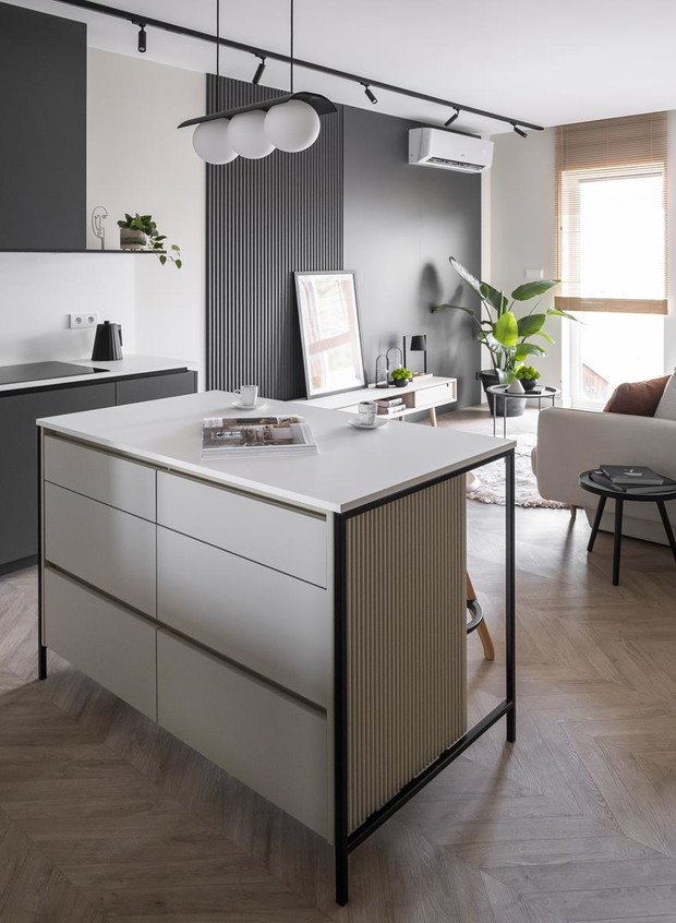 Mieszkanie na wynajem w Zielonej Górze, projekt: Design: Gołaska Studio