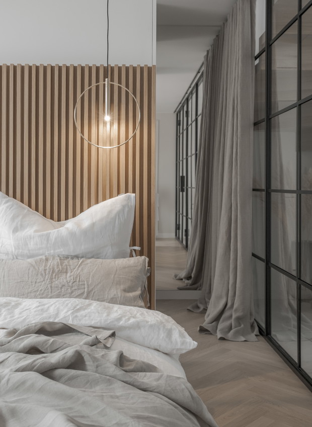 Dwupoziomowy apartament w Zielonej Górze, projekt: Mindful Architekci