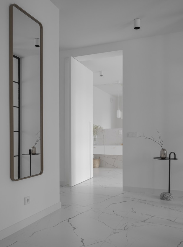 Dwupoziomowy apartament w Zielonej Górze, projekt: Mindful Architekci