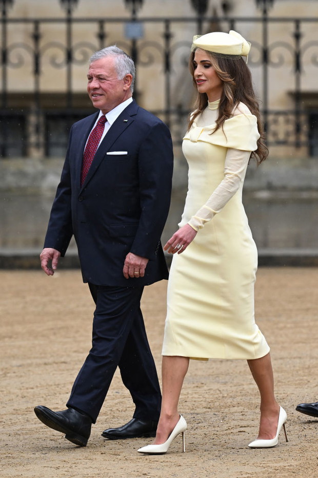 Koronacja Karola III: Abdullah II i królowa Rania z Jordanii