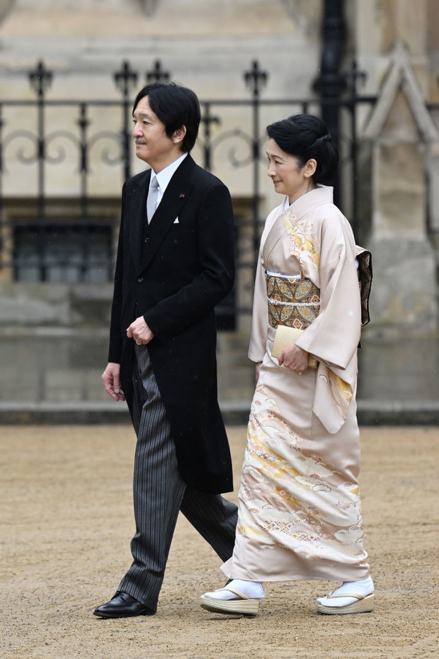 Koronacja Karola III: książę Akishino i księżniczka Kiko z Japonii