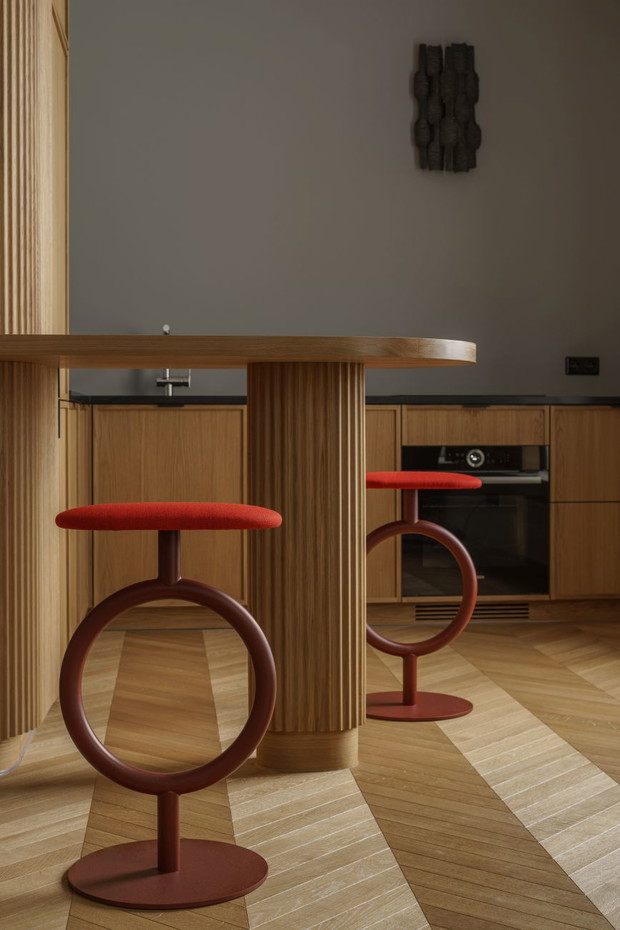 Penthouse na Starej Pradze, projekt: Loft Kolasiński