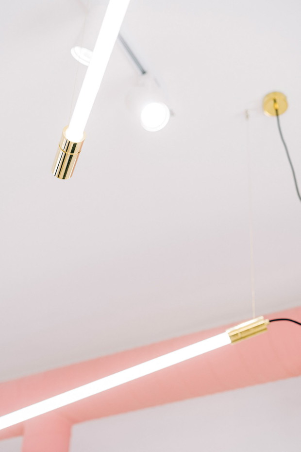 Salon fryzjerski NoHo, projekt: biuro architektoniczne WeCanArchitects