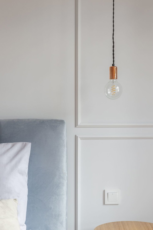 Mieszkanie w pastelach, projekt wnętrza: Angelika Front, architekt wnętrz / Decoroom , projekt kuchni i mebli: Katarzyna Domańska, architekt wnętrz / Decoroom Kitchen
