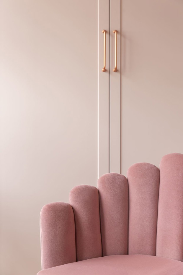 Mieszkanie w pastelach, projekt wnętrza: Angelika Front, architekt wnętrz / Decoroom , projekt kuchni i mebli: Katarzyna Domańska, architekt wnętrz / Decoroom Kitchen