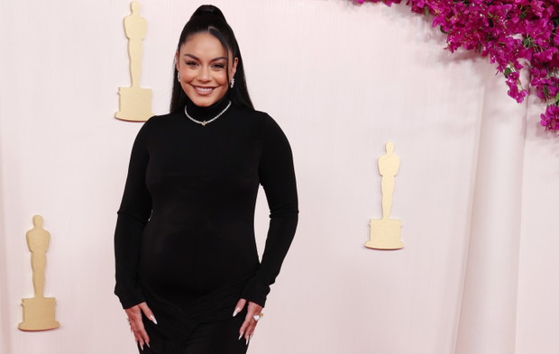 Oscary 2024: Vanessa Hudgens jest w ciąży! Aktorka błyszczy w eleganckiej sukni na czerwonym dywanie