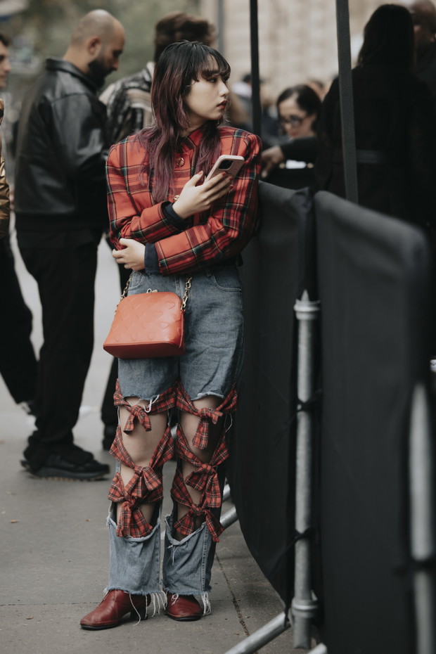 Szkocka kratka: street fashion