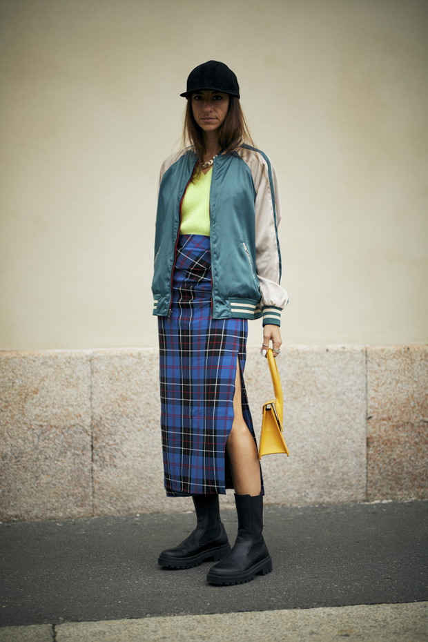Szkocka kratka: street fashion