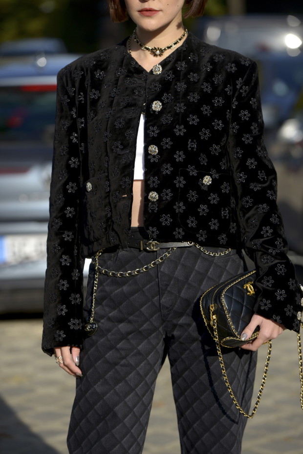 Żakiety i marynarki na ulicach stolic mody street style