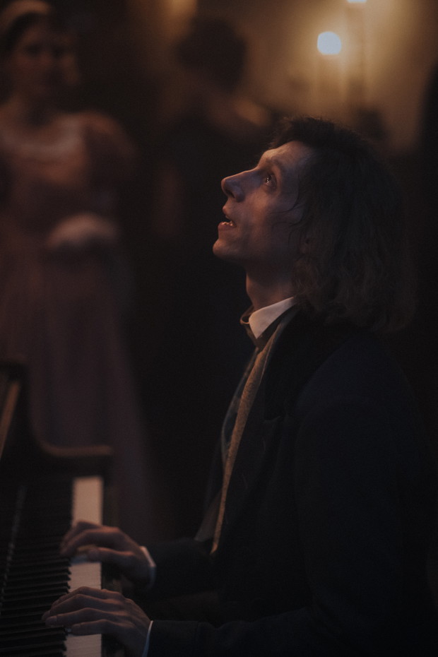 Eryk Kulm jako Chopin w filmie Chopin, Chopin kiedy premiera