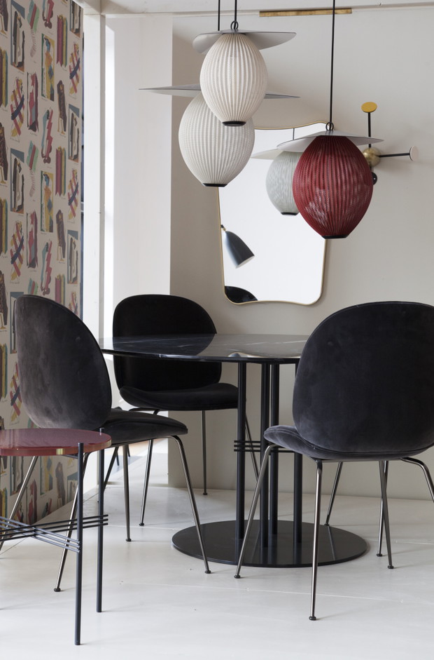 Kopenhaski showroom GUBI w letniej odsłonie