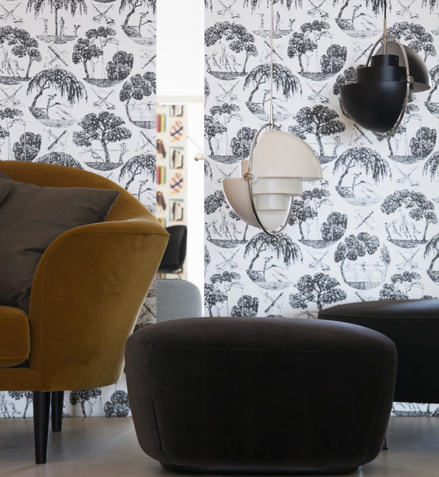 Kopenhaski showroom GUBI w letniej odsłonie
