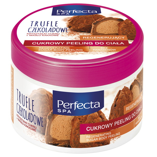 Kosmetyczne hity do 30 zł - peeling cukrowy Perfecta o zapachu trufli czekoladowych