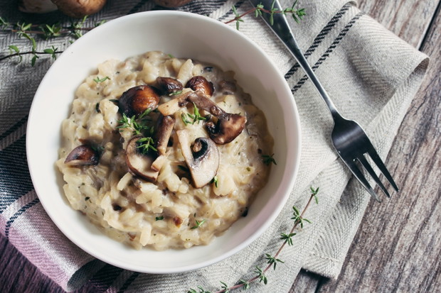 Potrawy z grzybów: risotto z grzybami