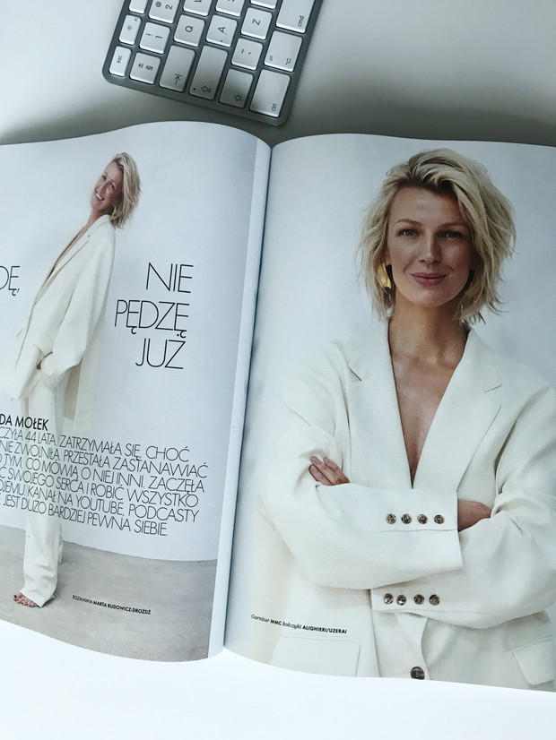 Magda Mołek w ELLE
