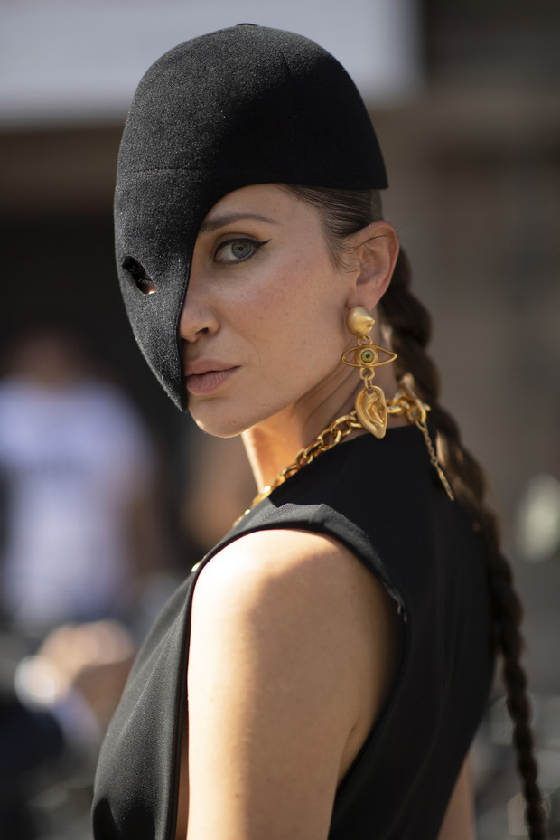 Przegląd stylizacji z paryskiego tygodnia mody haute couture street style