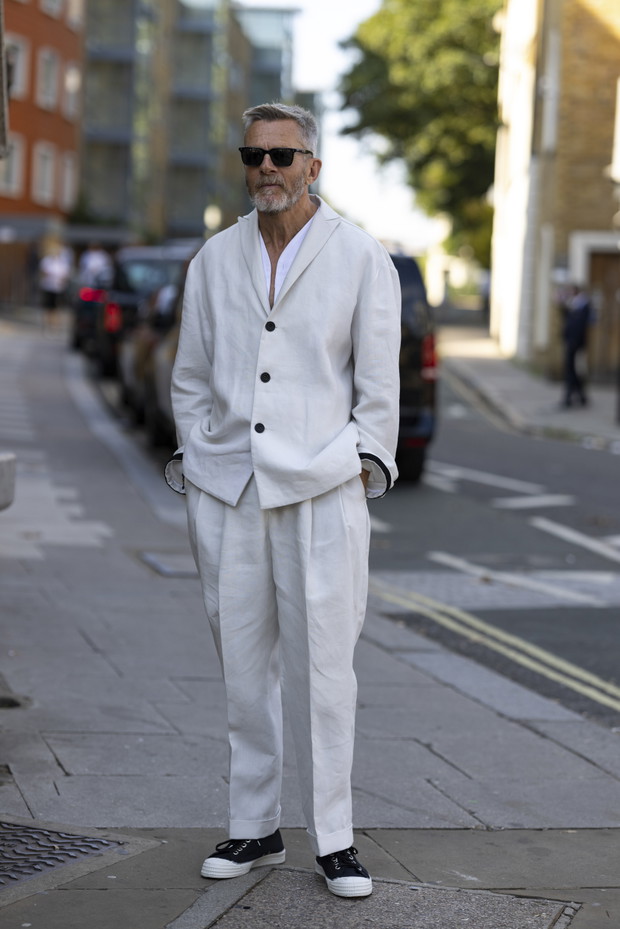 Street fashion na London Fashion Week SS24