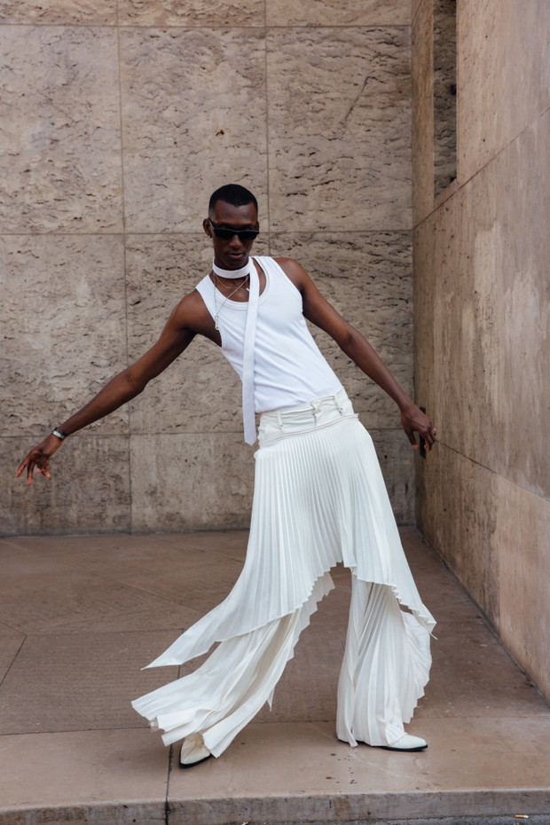 Street fashion Paris Haute Couture week jesień-zima 2024/2025
