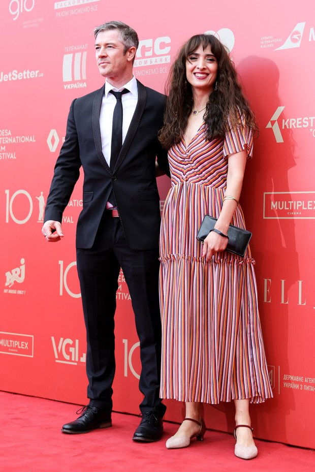arry Ward i Nana Ekvtimishvli na gali otwarcia Odessa Film FestivaL 2019.