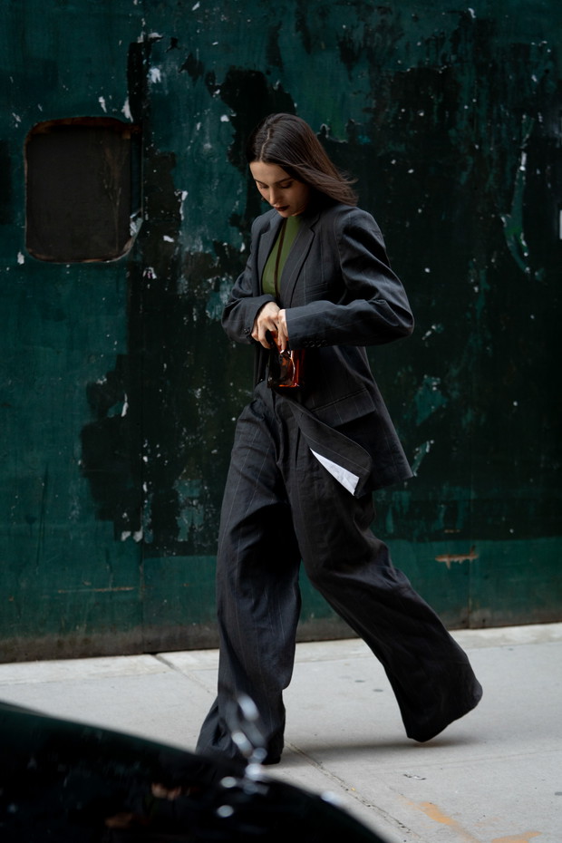Street fashion: New York Fashion Week. Stylizacje