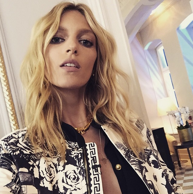 Anja Rubik na planie Project Runway 2: stylizacje modelki