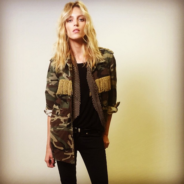 Anja Rubik na planie Project Runway 2: stylizacje modelki