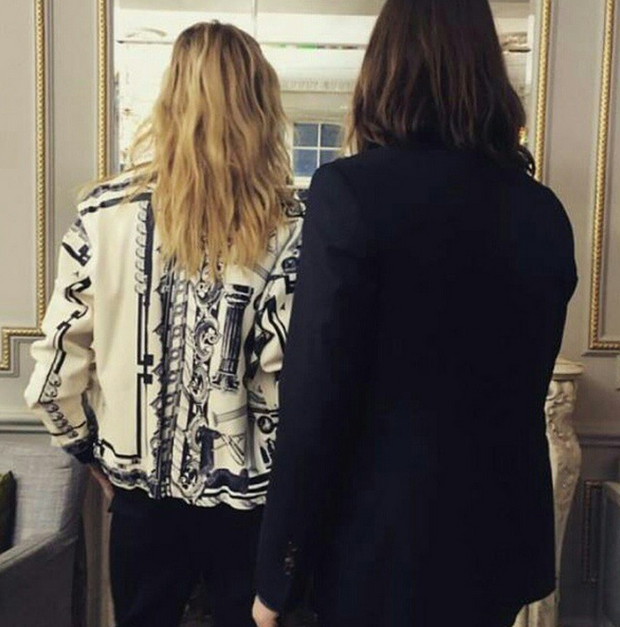 Anja Rubik na planie Project Runway 2: stylizacje modelki