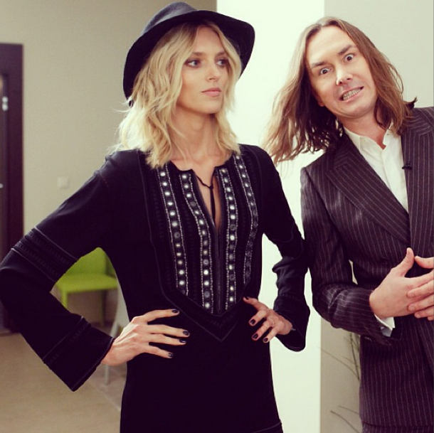 Anja Rubik na planie Project Runway: stylizacje top modelki