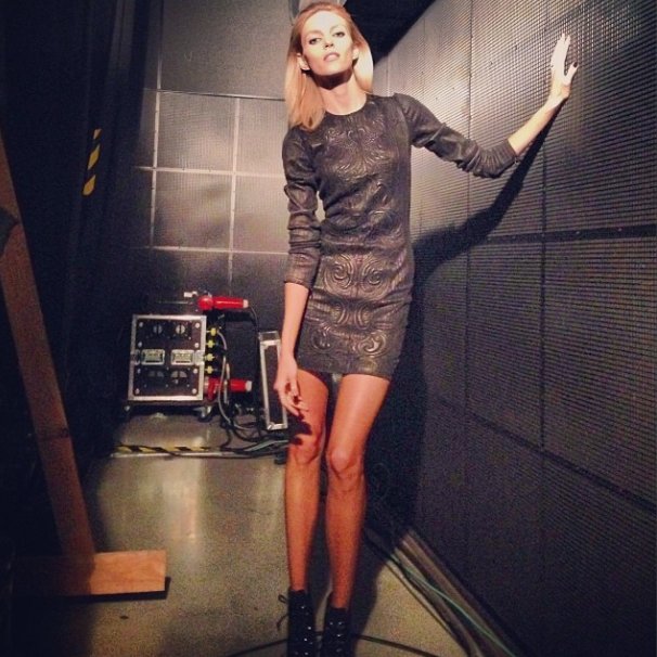 Anja Rubik na planie Project Runway: stylizacje top modelki