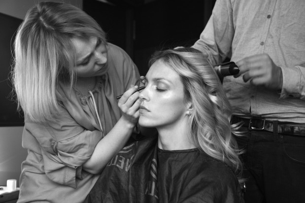 Anja Rubik za kulisami finału Project Runway