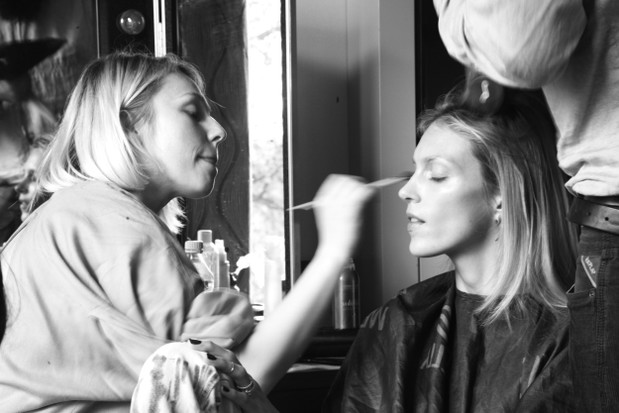 Anja Rubik za kulisami finału Project Runway