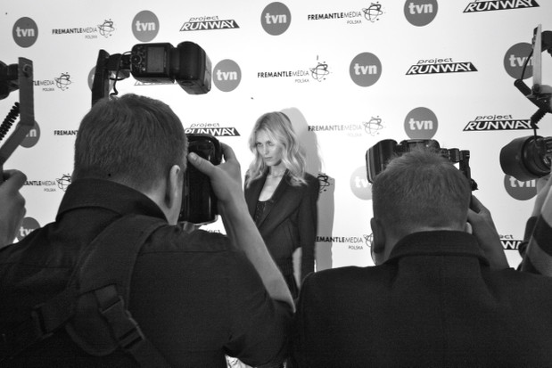 Anja Rubik za kulisami finału Project Runway