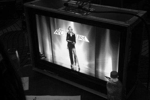 Anja Rubik za kulisami finału Project Runway