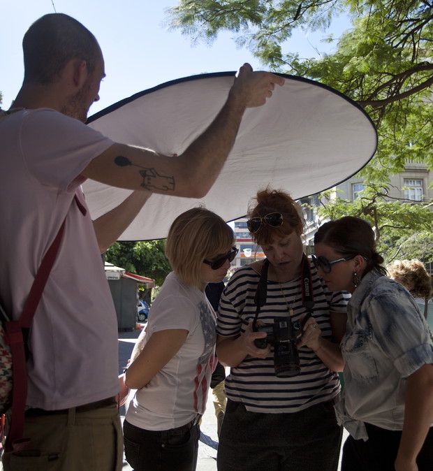 Simple wiosna-lato 2014 - backstage sesji zdjęciowej