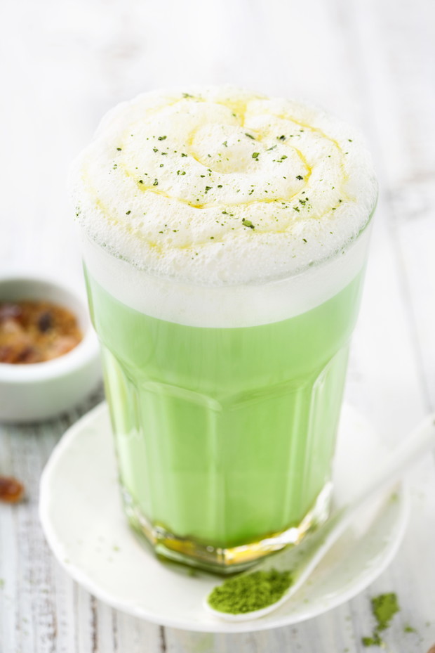 Mrożone matcha latte