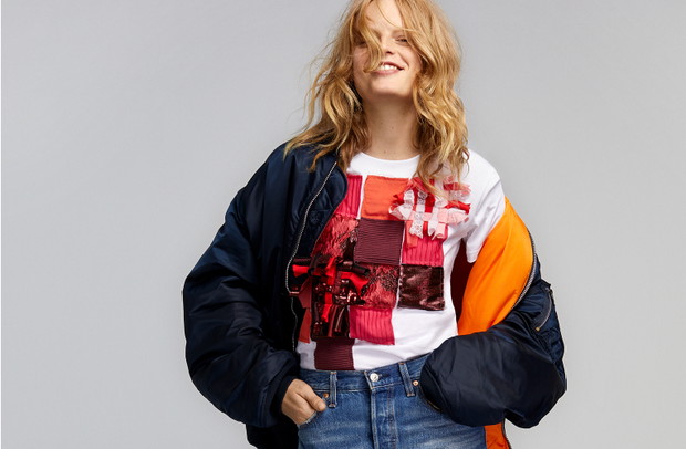 Hanne Gaby Odiele w kampanii Wiktor&Rolf dla Zalando