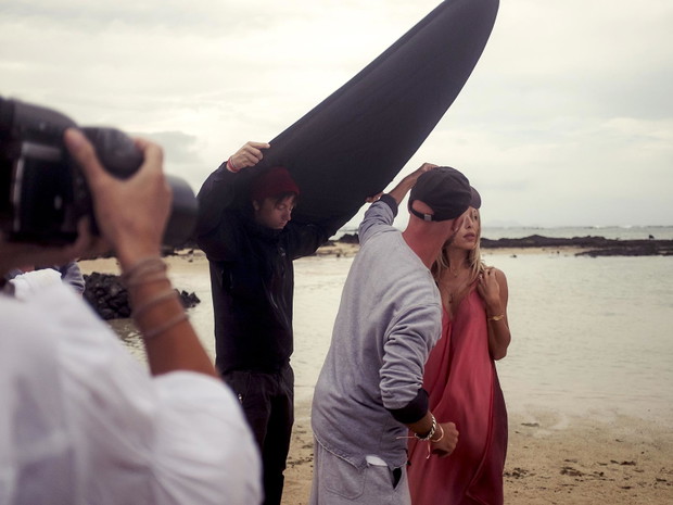 Ewa Chodakowska dla W.Kruk - backstage sesji