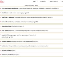 Menu świąteczne U Fukiera