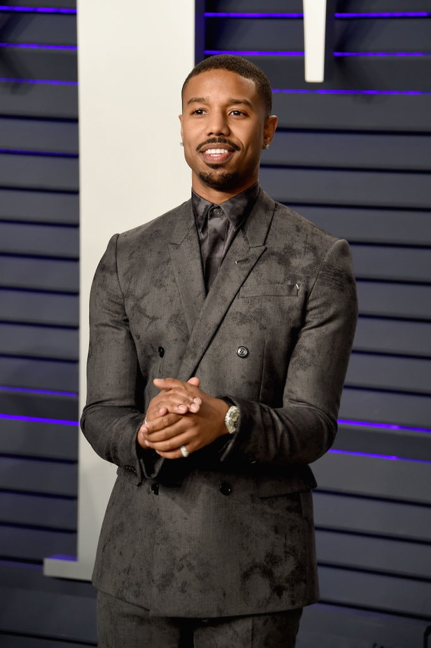 Michael B Jordan na gali Vanity Fair.