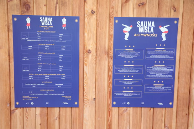 Sauna Wisła w Porcie Czerniakowskim