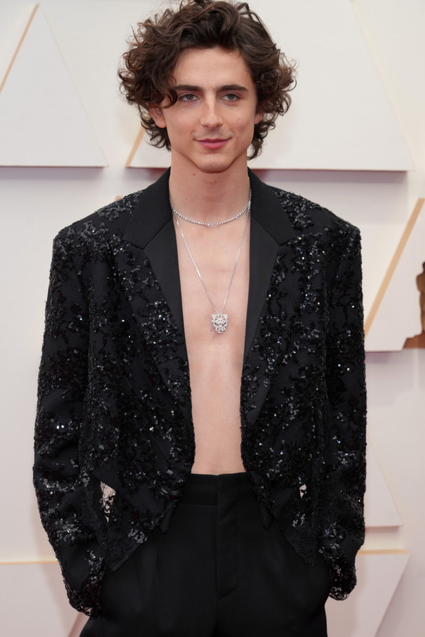Timothée Chalamet na Oscarach 2022