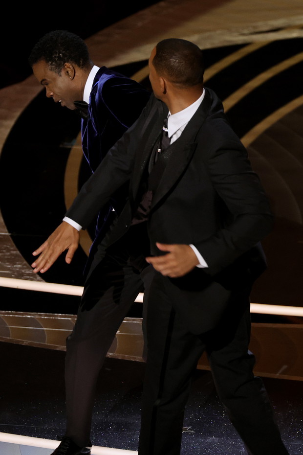 Will Smith uderzył Chrisa Rocka na Oscarach 2022