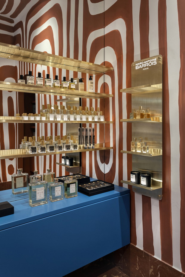 Mood Scent Bar przy Brackiej w Warszawie, projekt wnętrza: Zofia Wyganowska
