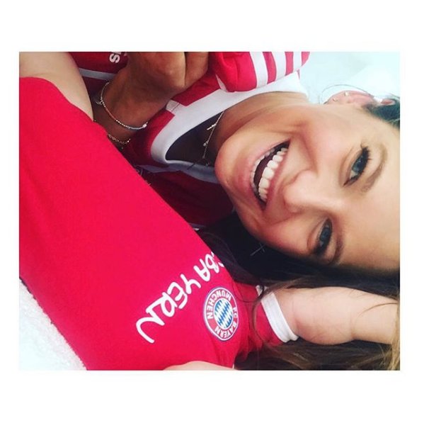 Anna Lewandowska z córką Klarą, 08