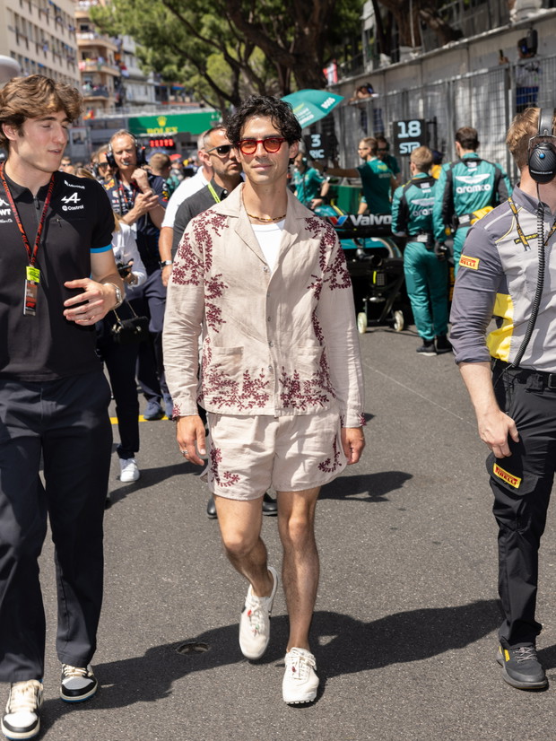 Joe Jonas na F1 Grand Prix of Monaco