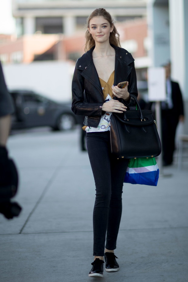 Street fashion: modelki off duty na New York Fashion Week SS17