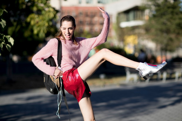 Street fashion: modelki off duty na New York Fashion Week SS17